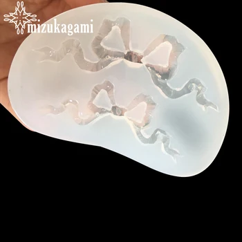

1pcs UV Resin Jewelry Liquid Silicone Mold Bowknot Gift Decoratio Resin Charms Molds For DIY Intersperse Decorate Making Jewelry