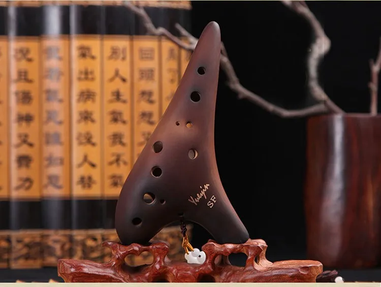 12 отверстий SF ocarina профессиональный духовой музыкальный инструмент сопрано F Klin-fied ocarina Flauta форма подводной лодки Zelda подарок