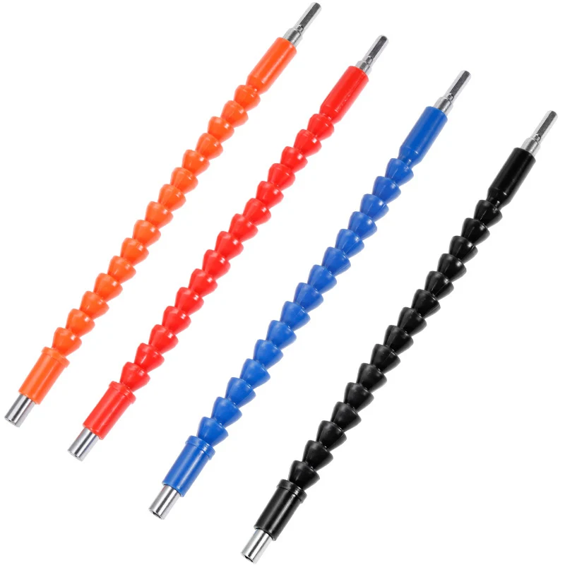 Vastar-295mm-Electronics-Drill-Black-Flexible-Shaft-Bits-Extention-Screwdriver-Bit-Holder-Long-Connect-Link-Four
