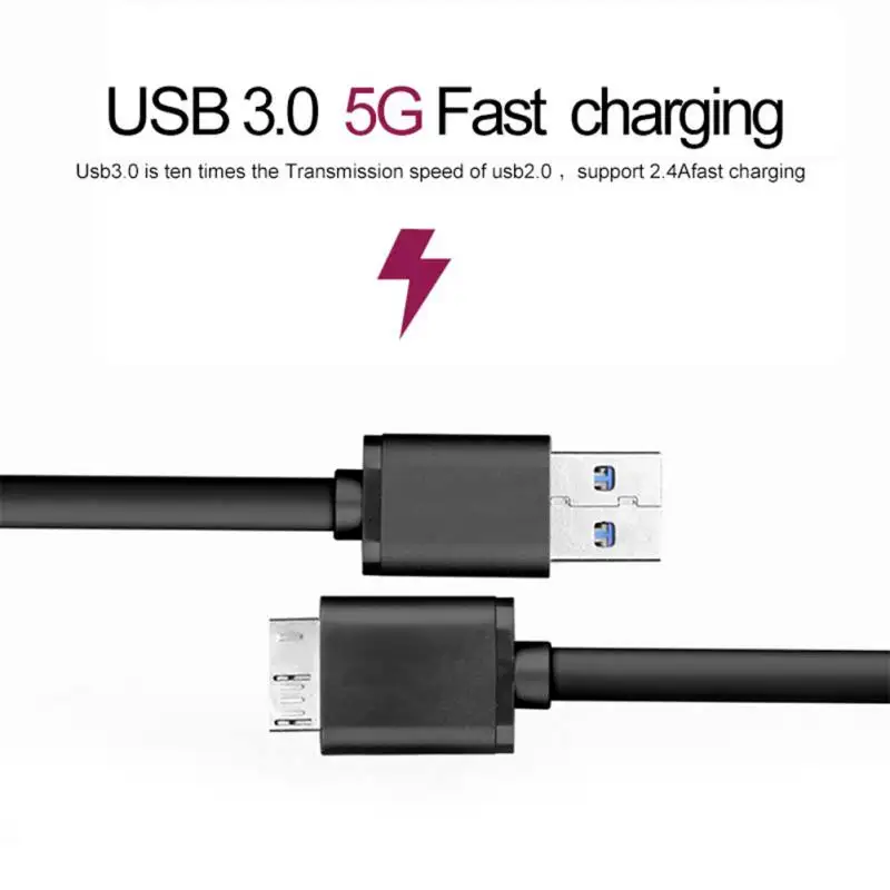 

EDAL USB 3.0 Type A Micro B USB3.0 Data Sync Cable Cord for External Hard Drive Disk HDD for Samsung Galaxy S5/Note 3/Note Pro