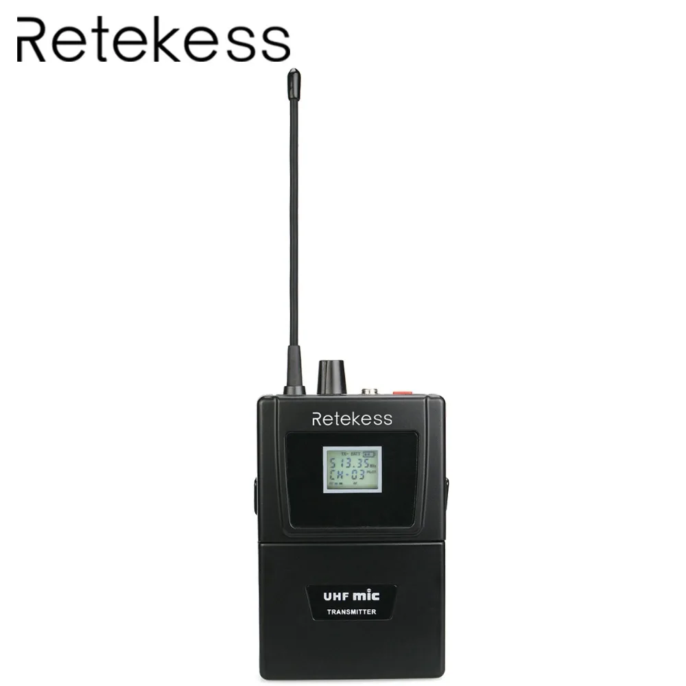 

Retekess T126 RF Wireless Conference System Simultaneous Interpretation Bodypack Waist-mounted Audio Transmitter for Meeting