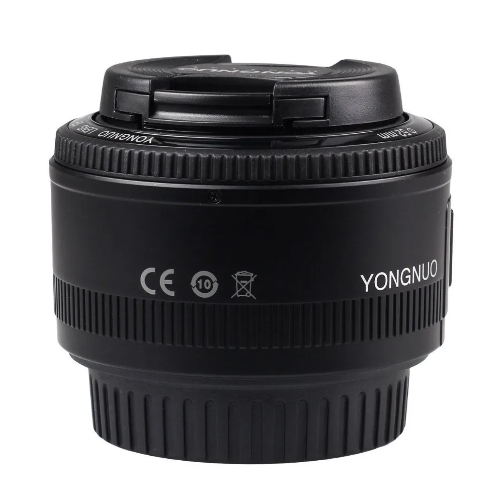 YONGNUO YN50mm YN50 F1.8 объектив камеры EF 50 мм AF MF Объективы для Canon Rebel T6 EOS 700D 750D 800D 5D Mark II IV 10D 1300D Yongnuo