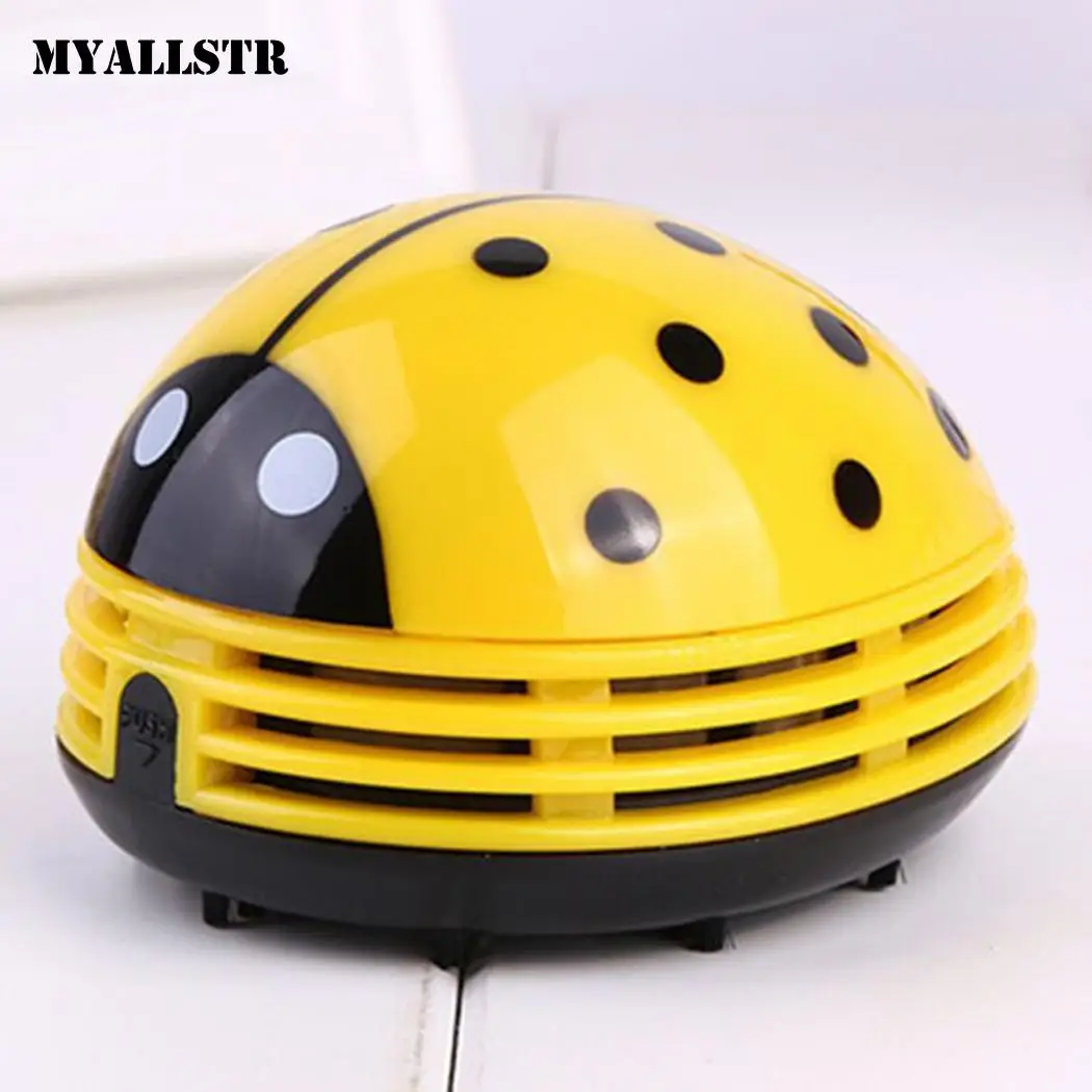 

New Cartoon Ladybug Shape Mini Portable Household Vacuum Cleaner
