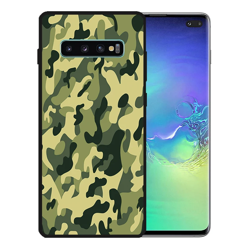 Мягкий силиконовый черный чехол для samsung Galaxy S10 5G S8 S9 Plus S10E Note 10 Pro 9 8 Прочный