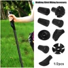 1Pcs New Black Nordic Walking Poles Trek Pole Telescopic Alpenstock Crutch Walking Stick Outdoor Hiking Accessories ► Photo 3/6