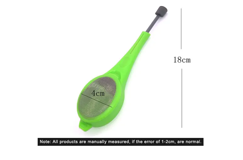Подсластники модные тотальные чайные пакетики для заваривания листьев круче пресс Чай Infuser ситечко зеленое пластиковое ситечко для чая приспособление для заварки
