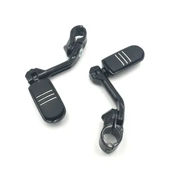 

For Harley Davidson Foot Pegs 32mm 1-1/4 " Engine Guard Short Angled For For Honda for Suzuki Yamaha 360 degree Adjustable