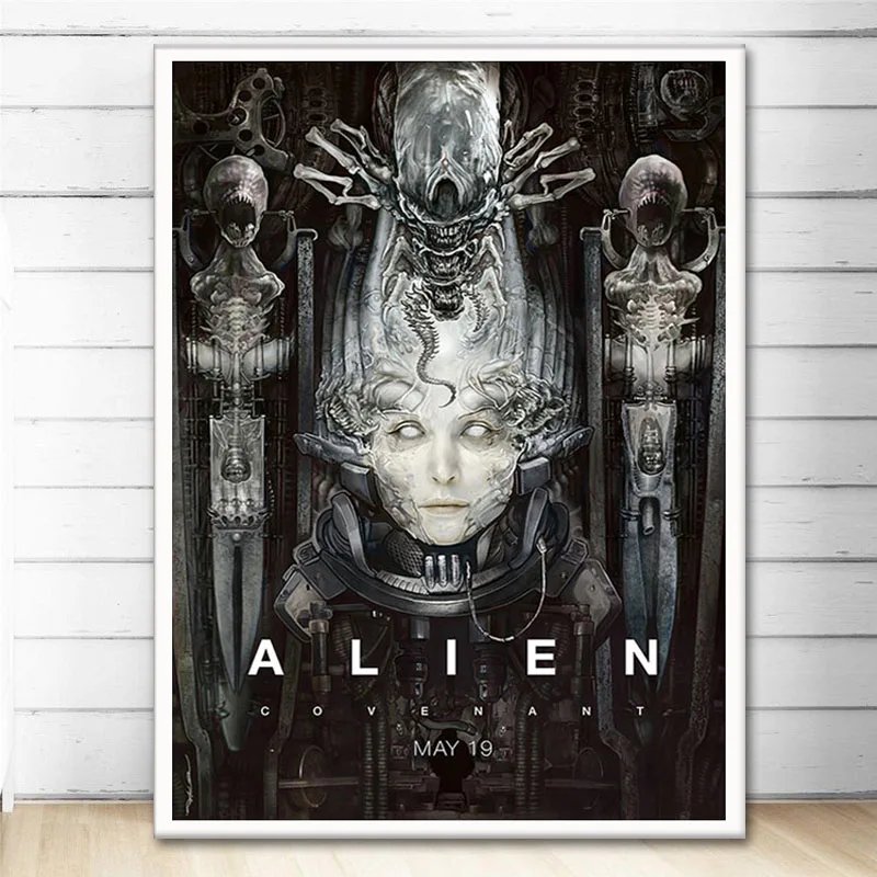 

Hr Giger Li II Abstract Alien Poster Wall Art Picture Posters and Prints Canvas Painting for Room Home Decor