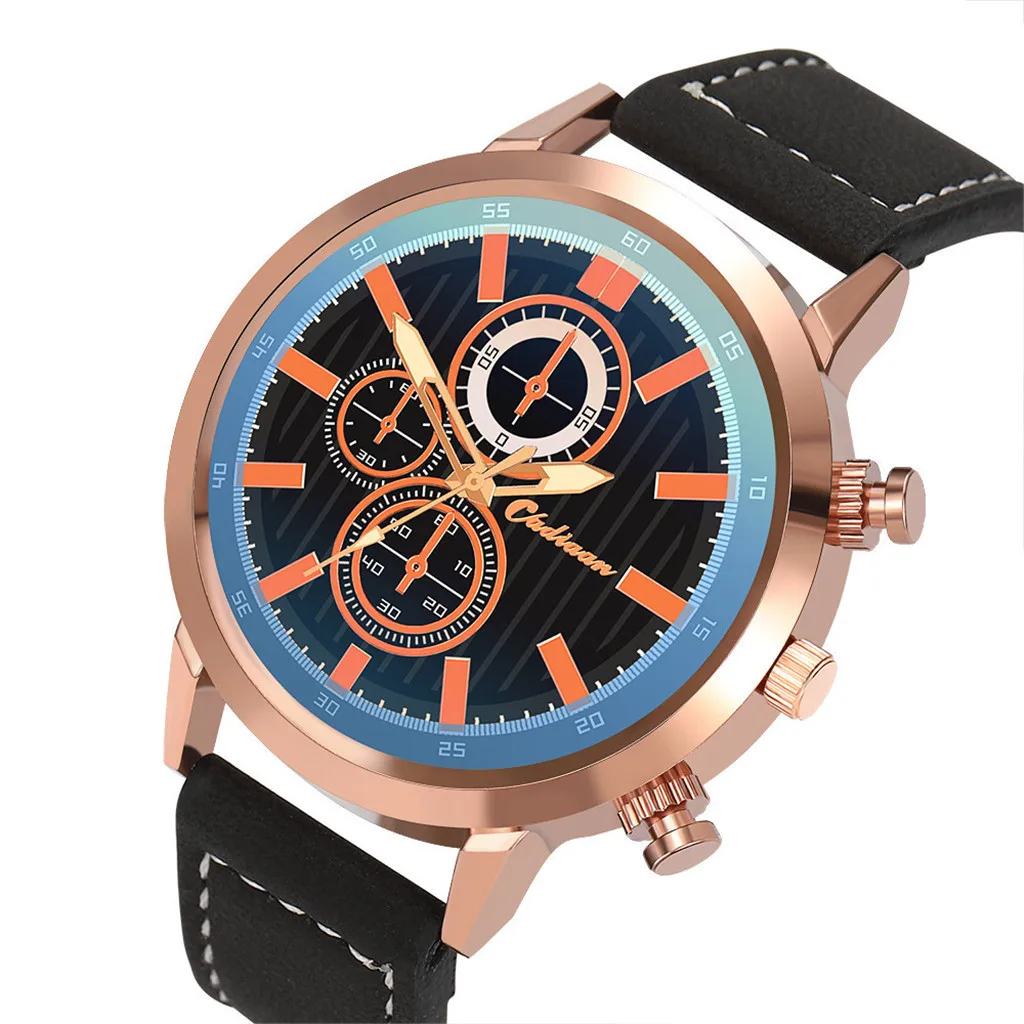 

OTOKY Watch Mens Watch Reloj Fashion Leather Men's Quartz Watch Relogio Masculino Luxury Watch Men Wristwatch Clock 19April19