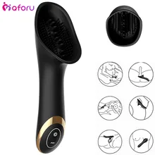 Clitoris Stimulator Dildo Vibrators Oral Sex Toys for Woman G Spot Massager 10 Modes Powerful Lick Tongue Pussy Vagina Sucker