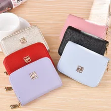 Hengsheng brand PU Leather Wallet Female Short Purse Fashion multi-function Tassel Women Wallets for best gift