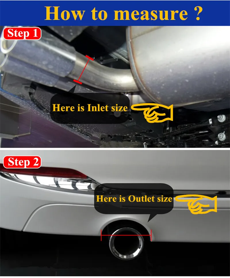 Akrapovic выхлопной наконечник автомобиля Стайлинг выхлопной системы глушитель наконечник трубы Универсальный нержавеющая сталь отделка прямой глянцевый