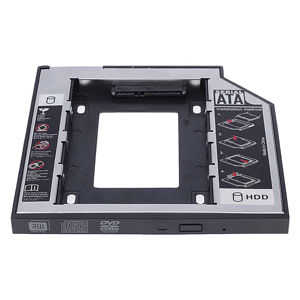 Универсальный Корпус жесткого диска с светодиодный SATA 3,0 2nd HDD Caddy 9,5 мм для 2," 2 ТБ SSD чехол для ноутбука DVD-ROM Оптический отсек
