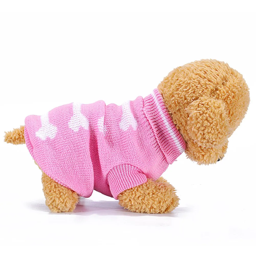 Bone Dog Clothes Cat Sweater Pet Jumper Puppy Winter Dogs Sweaters Cats Coat Toy Clothing Cute Little Dog Warm Sweater Cat KL020 1 (16)