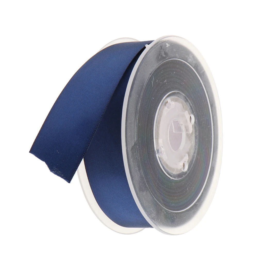 20 Meters Double Sided Polyester Satin Ribbon for Wedding Party Gift Wrapping Craft 25mm 