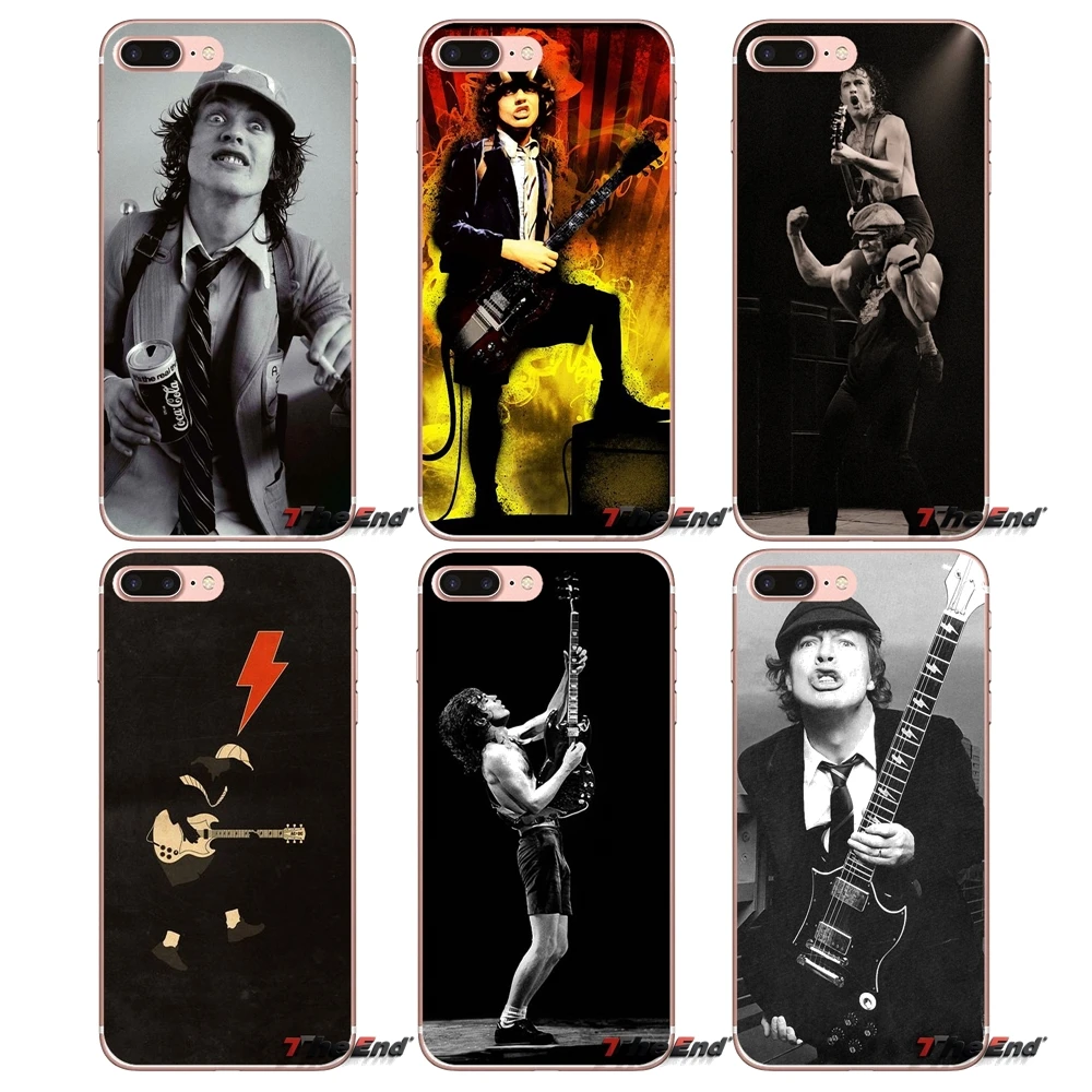 AC DC Malcolm Angus Young Bon Scott чехол для Xiaomi Redmi 4 3 3S Pro Mi3 Mi4 Mi4i Mi4C Mi5 Mi5S Mi Max Note 2 | Мобильные
