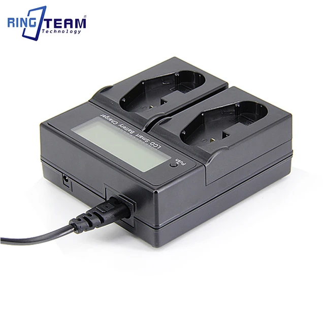 Mh-22 Mh-21 Fast Lcd Dual Charger For Nikon En-el4 En-el4a Battery