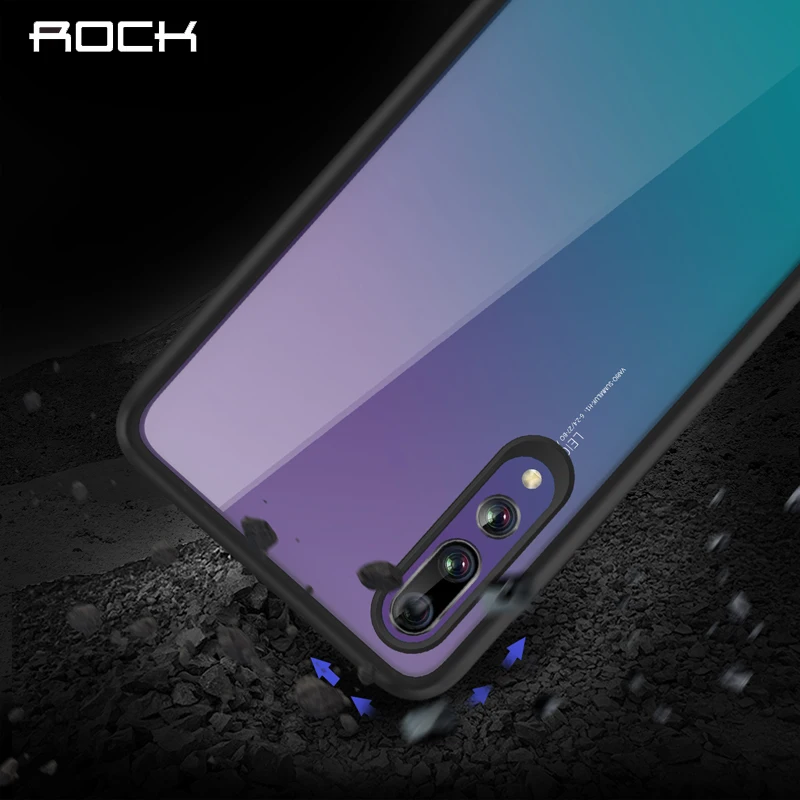 Рок для huawei p 30 P20/P20 Pro case crystal Clear телефон мягкая защита + гибридный жесткий чехол 20