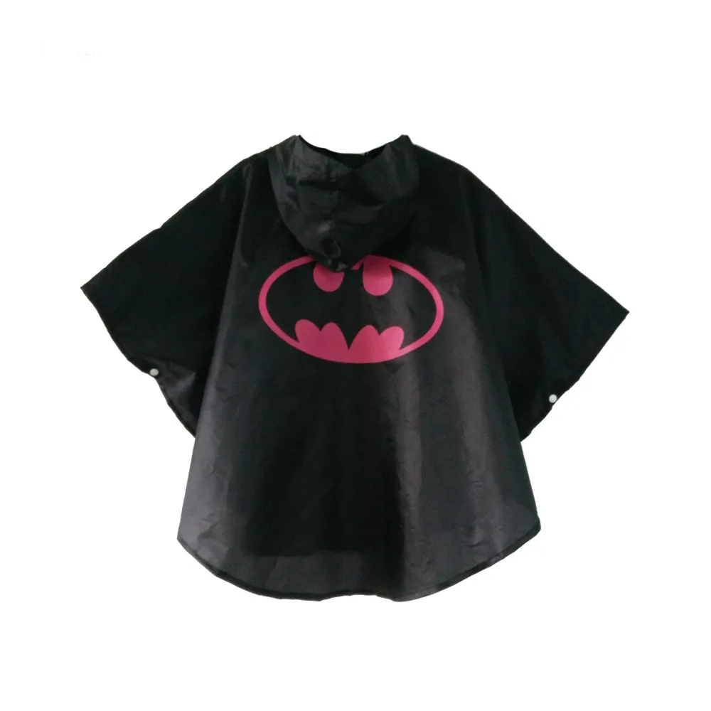 Супермен, Бэтмен, Человек-паук, модный матовый детский плащ, непромокаемая одежда для мальчиков, уличный для пешего туризма, дождевик, снаряжение, куртка для детей
