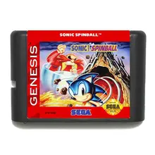 Sonic spinball16 бит MD карточная игра для Sega Mega Drive для Genesis