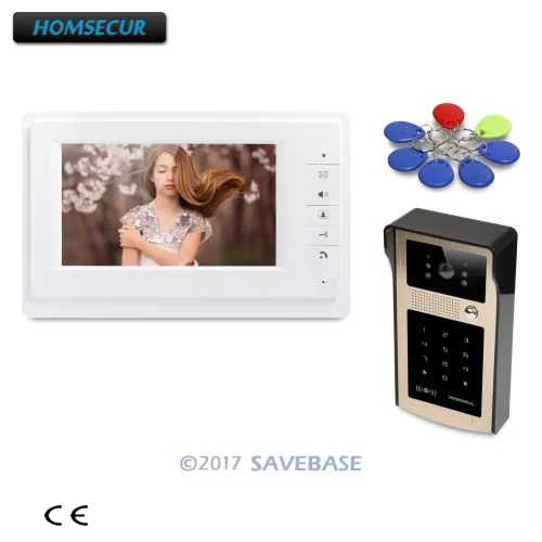 

HOMSECUR 7inch Video Door Intercom System with Mute Mode for Home Security for Apartment