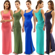 New popular Southeast Asian fashion round neck Slim female dress tight-fitting female dress open sexy high waist female dress dress lussotico 9817b female