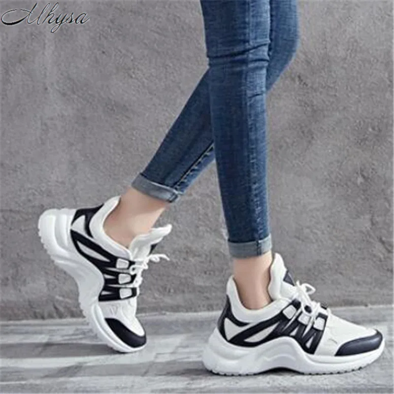 

Mhysa 2020 new spring and autumn large size shoes with color matching casual fashion lightweight breathable non-slip shoes Z55