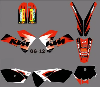

New STEAM GRAPHICS&BACKGROUNDS DECALS STICKERS Kits Fit for KTM Motorcycle SX85 2006 2007 2008 2009 2010 2011 2012