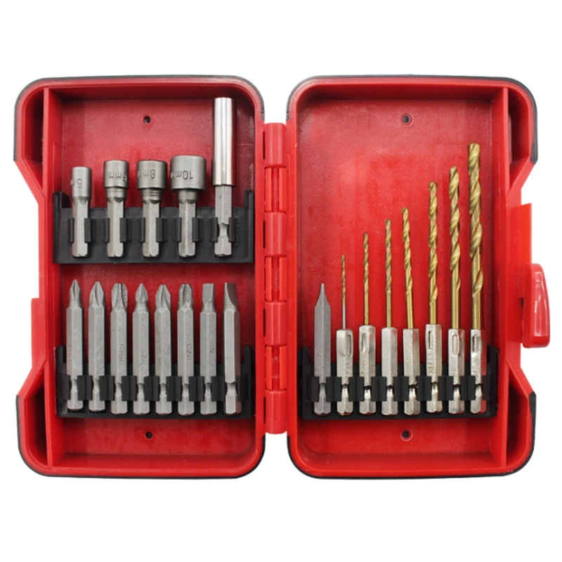 Socket Bit Hex Handle Twist Drill Electric Screwdriver Bit Sleeve Set