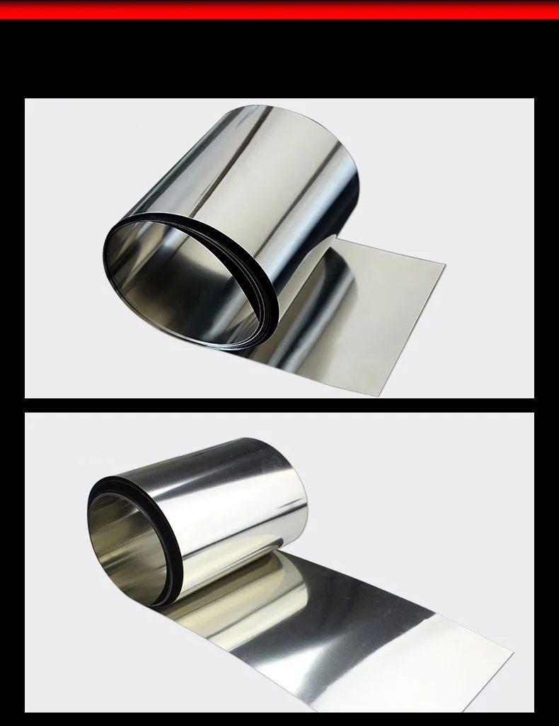 SUS304 нержавеющая сталь полоса стальной лист стальная фольга рулон листовой металл лист материал лазер Нулевой резки на заказ 0,01 мм