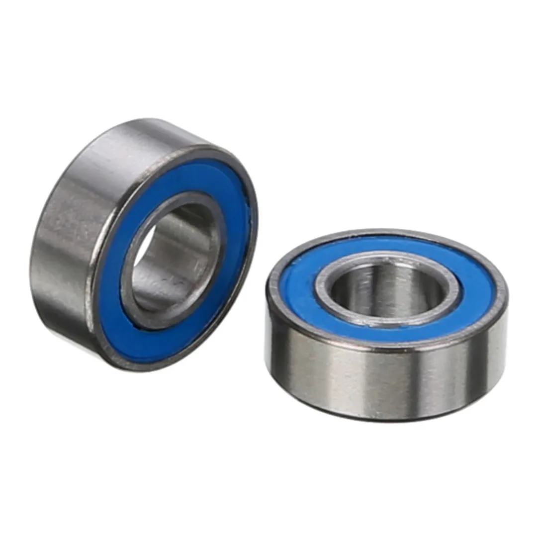 10Pcs Miniature MR115RS Deep Groove Ball Bearing Blue Rubber Sealed Wheel Hub Ball Steel Bearings 5*11*4mm Mayitr