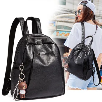 

New Genuine Leather women bag Anti-theft female backpack high quality vintage backpacks for women bags college wind bag