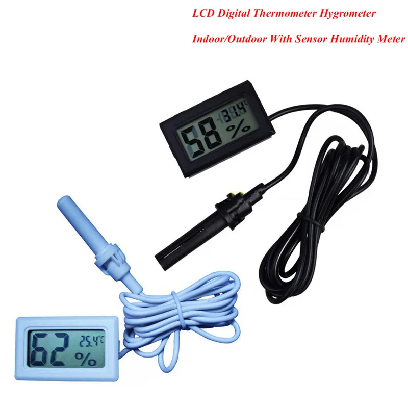 

Mini Thermometer Hygrometer Temperature Humidity Meter Digital LCD Display Weather Station Indoor kitchen Outdoor Drop Shipping