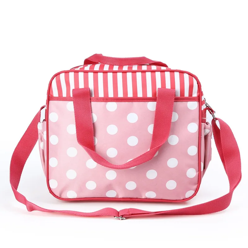 MOTOHOOD Dot Tote Bag Baby Changing Diaper Bags Fashion Designer Mother Bag Baby Stroller Bags Multifunctional High-capacity (3)