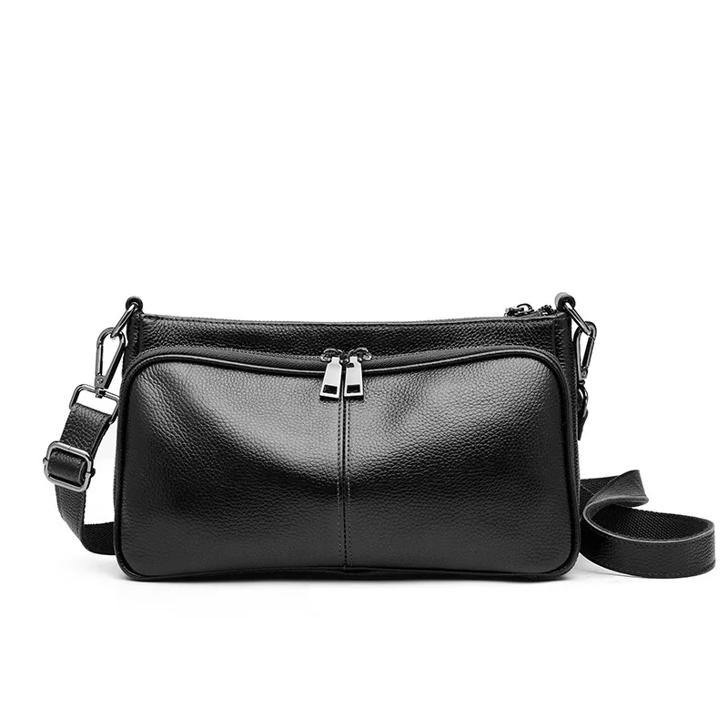 

Moxi Mini Women Handbags Genuine Leather Small Shoulder Bags Multifunction Daily Bag 6 Color Natural Cowhide Messenger Bags