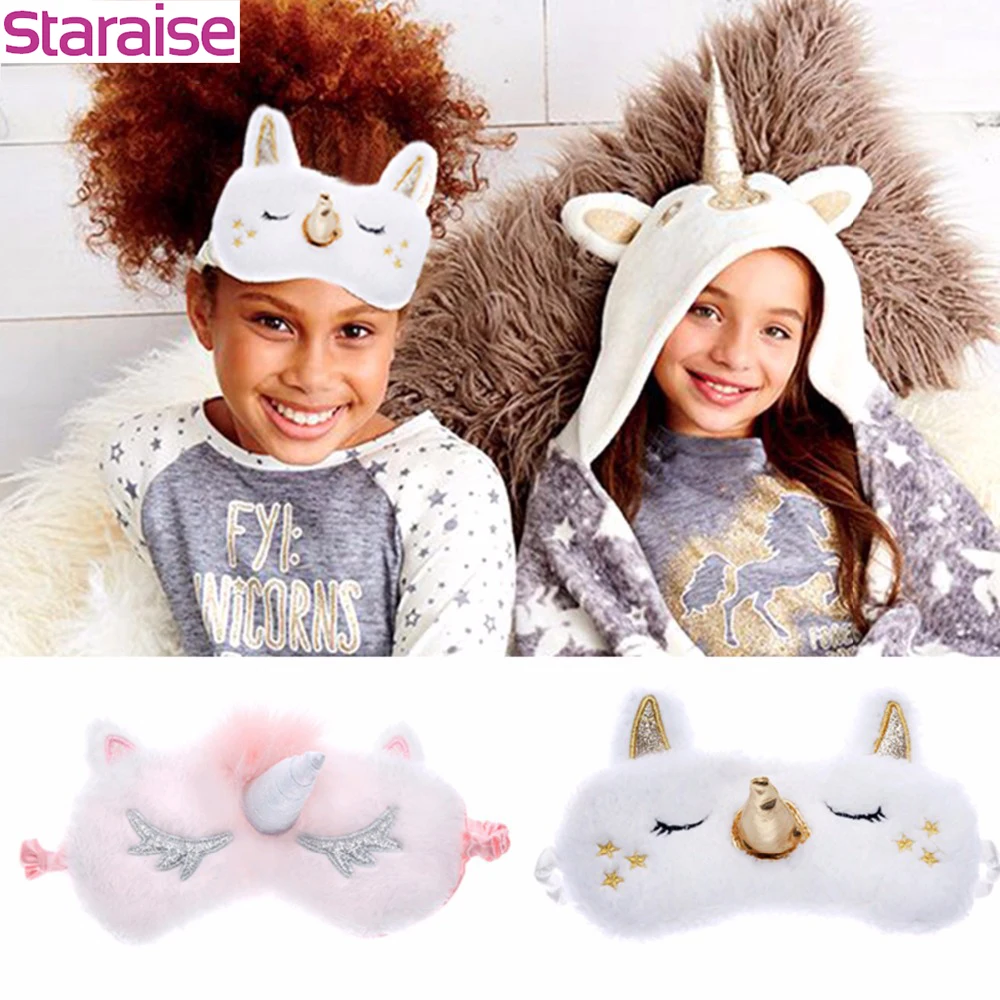 

Staraise Gold Nose Unicorn Eye Mask Silver Sleeping Eye Mask Unicorn Party Decoration Blindfold Eye Cover Baby Shower Boy Girl