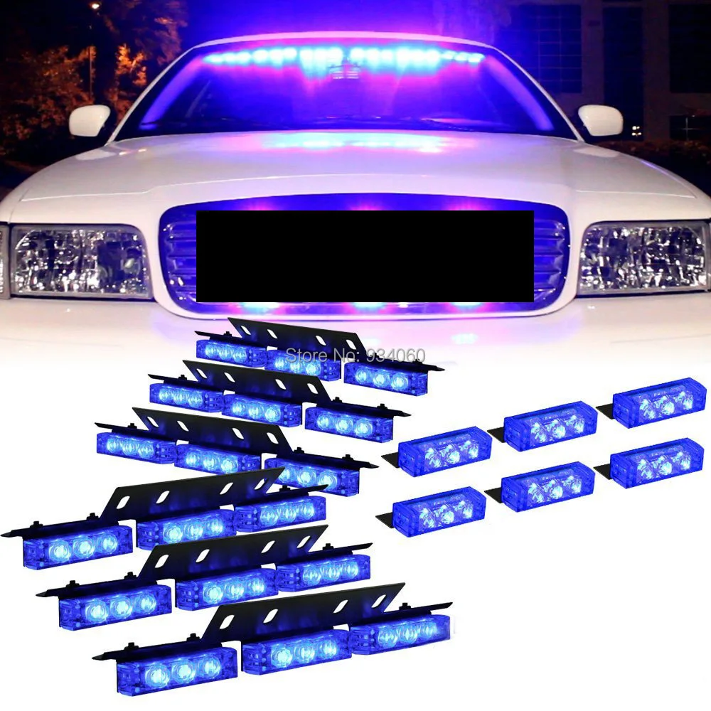 Cheapest and New 72 LED Warning Emergency Vehicle Flash Strobe Lamp