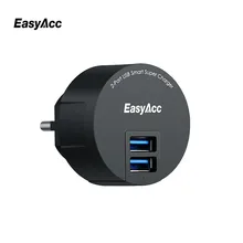 EasyAcc 3.4 A USB charger 2 Port Portable Dual USB power adapter for iPhone SE 6s, 6 Plus, iPad Pro / Air / Mini, Galaxy S7, S6