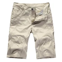 SHUJIN мужские повседневные шорты Карго рабочие до колен хлопковые мужские свободные спортивные шорты для пробежек мульти-военные шорты