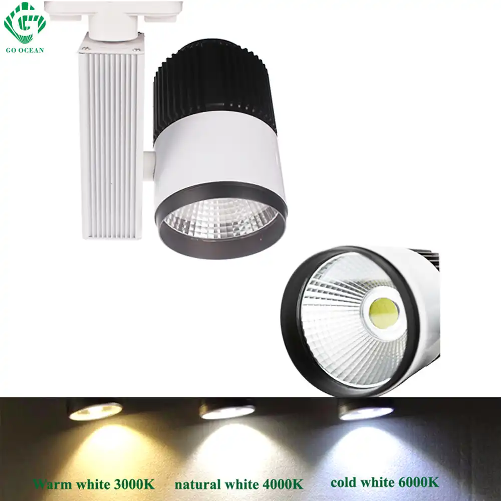 Track Lighting 30w Dimmable Rail Spotlights 3 Wire 1m Track Lighting 30w Dimmable Rail