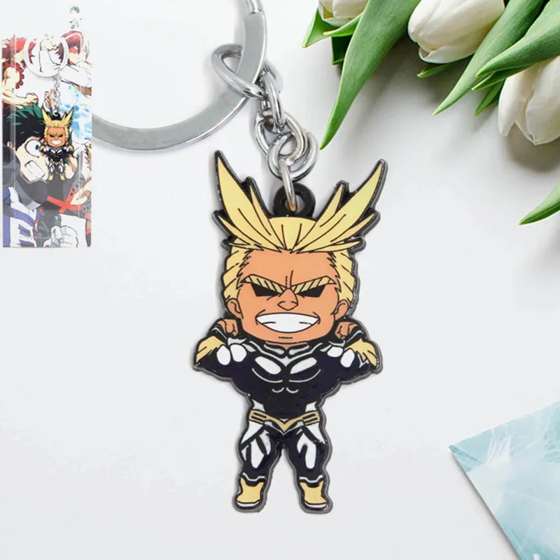 1 Piece My Hero Academia keychain pendant Boku no Hiro alloy Gift