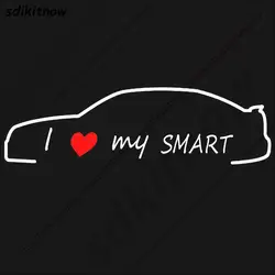 I love my smart Автомобильная наклейка забавная творческая наклейка для стайлинга украшения двери для Benz FORTWO FORSPEED FORFOUR ROADSTER FORSTAR