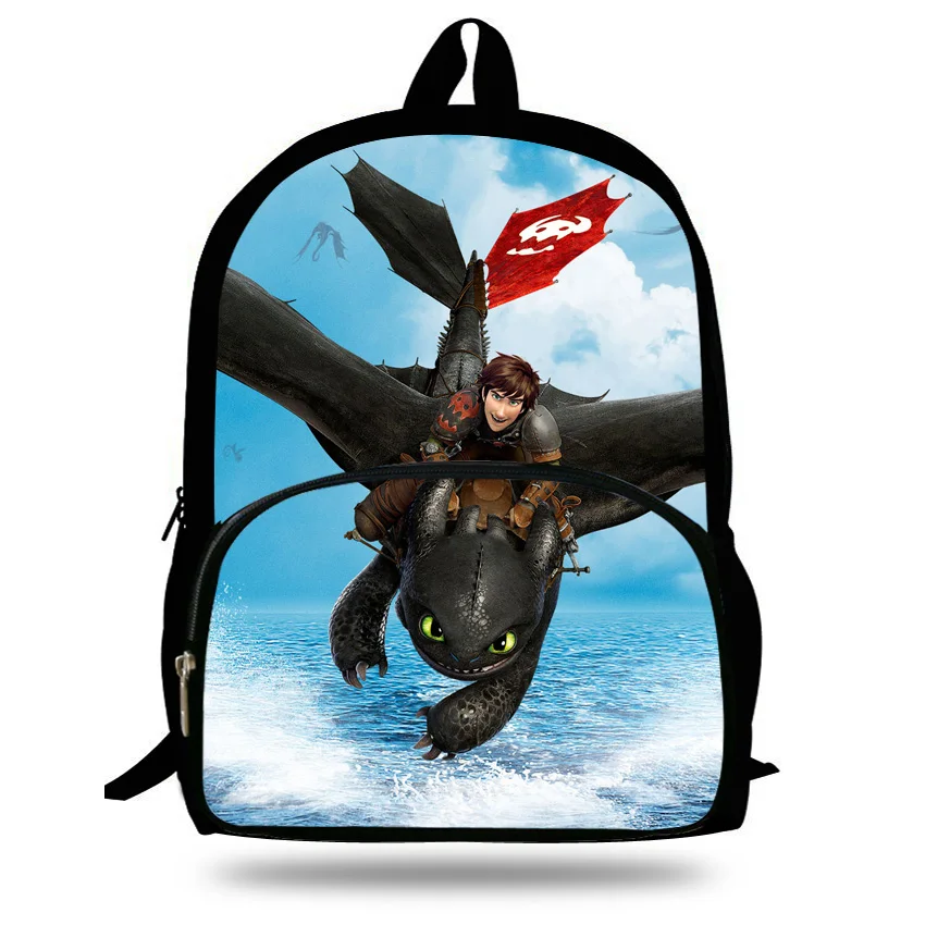 16 Inch Kids Cartoon Backpacks For Boys Girls How To Train Your Dragon