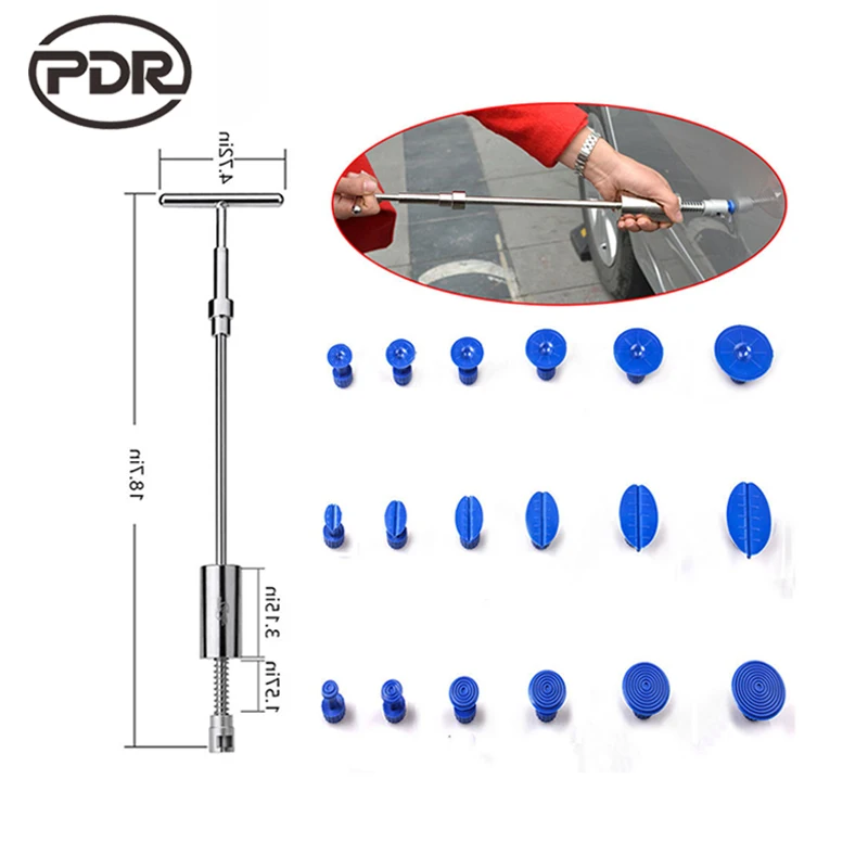 

PDR Tools Slide Hammer Dent Puller Dent Removal Paintless Dent Repair Tools Hail Damge Repair Tools Hand Tools Kit Ferramentas