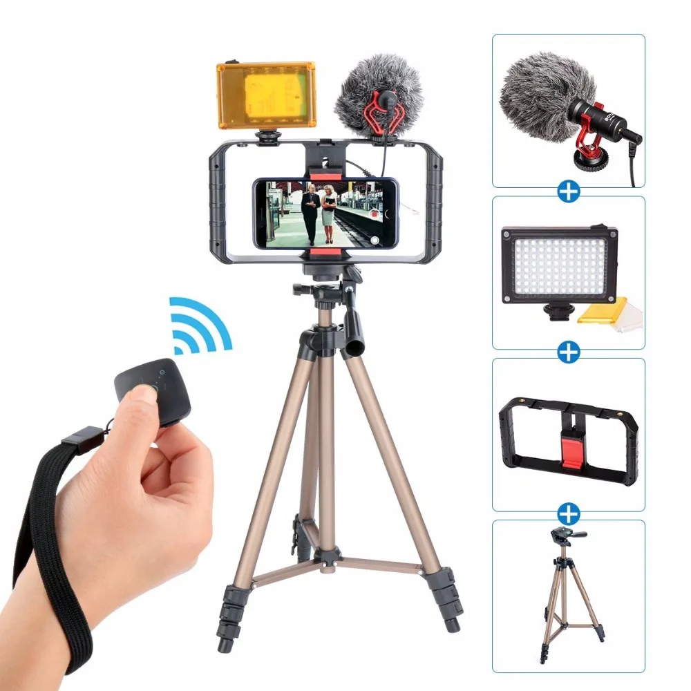 Ulanzi Handheld Smartphone Video Rig Phone Tripod Mount Stabilizer