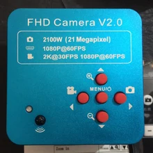 21MP HDMI USB промышленный микроскоп камера набор 2K 1080P HD видео камера ЕС/США/Великобритания/AU разъем 220 В