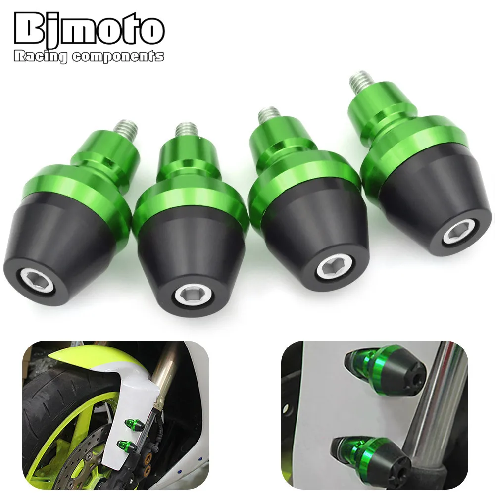 

Street bike moto 6mm Front Fender Universal Falling Protectors Motorcycle Frame Slider Screw Bolt Fork Protector