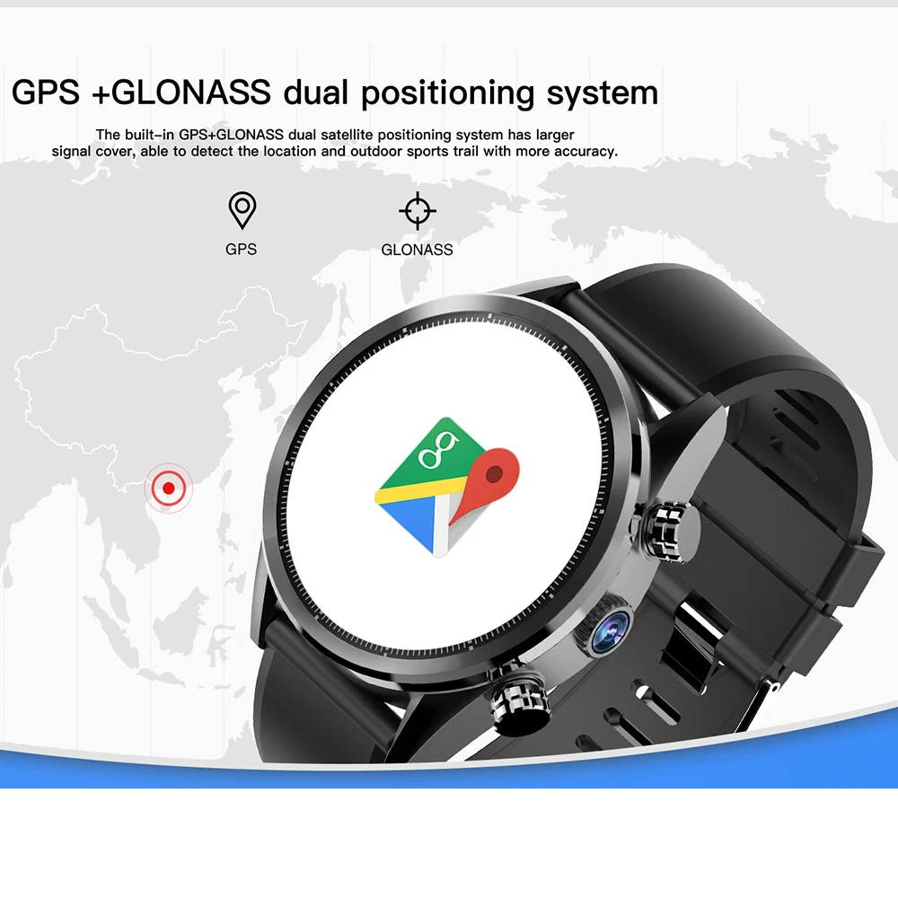  KOSPET Hope 4G Bluetooth Android 7.1.1 Smart Watch 1.39