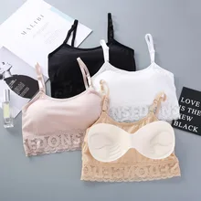 Ice Slik майка для женщин принт с буквами сексуальный красивый топ на спине анти-Легкий ремень мягкий эластичный Топ на бретелях нижнее белье