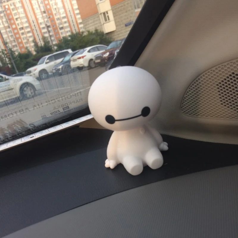 Автомобильный орнамент милый качающийся робот Baymax кукла Автомобильная отделка авто Интерьер приборной панели игрушки с покачивающейся